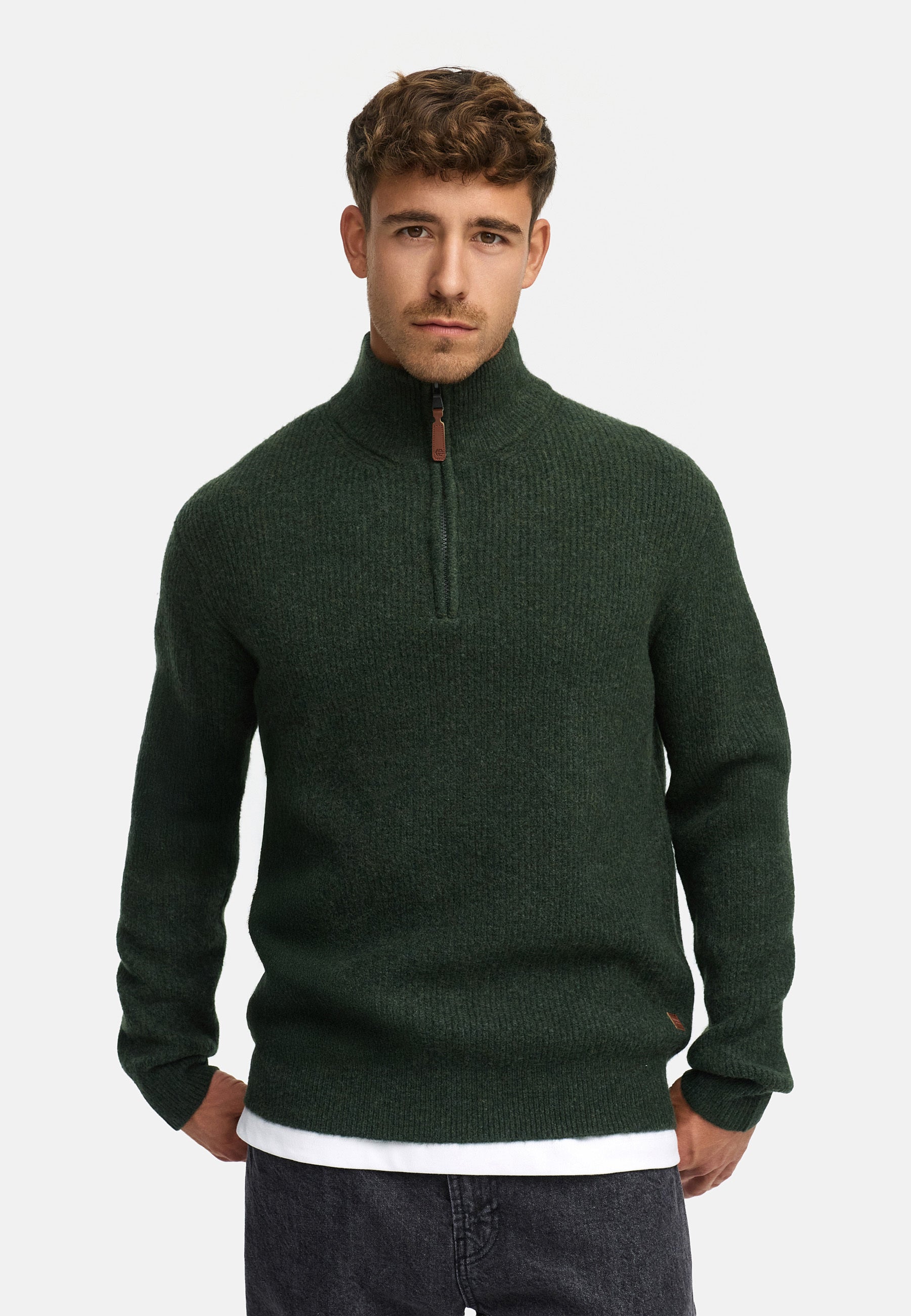 Strickpullover INPeace Half Zip Produktbild