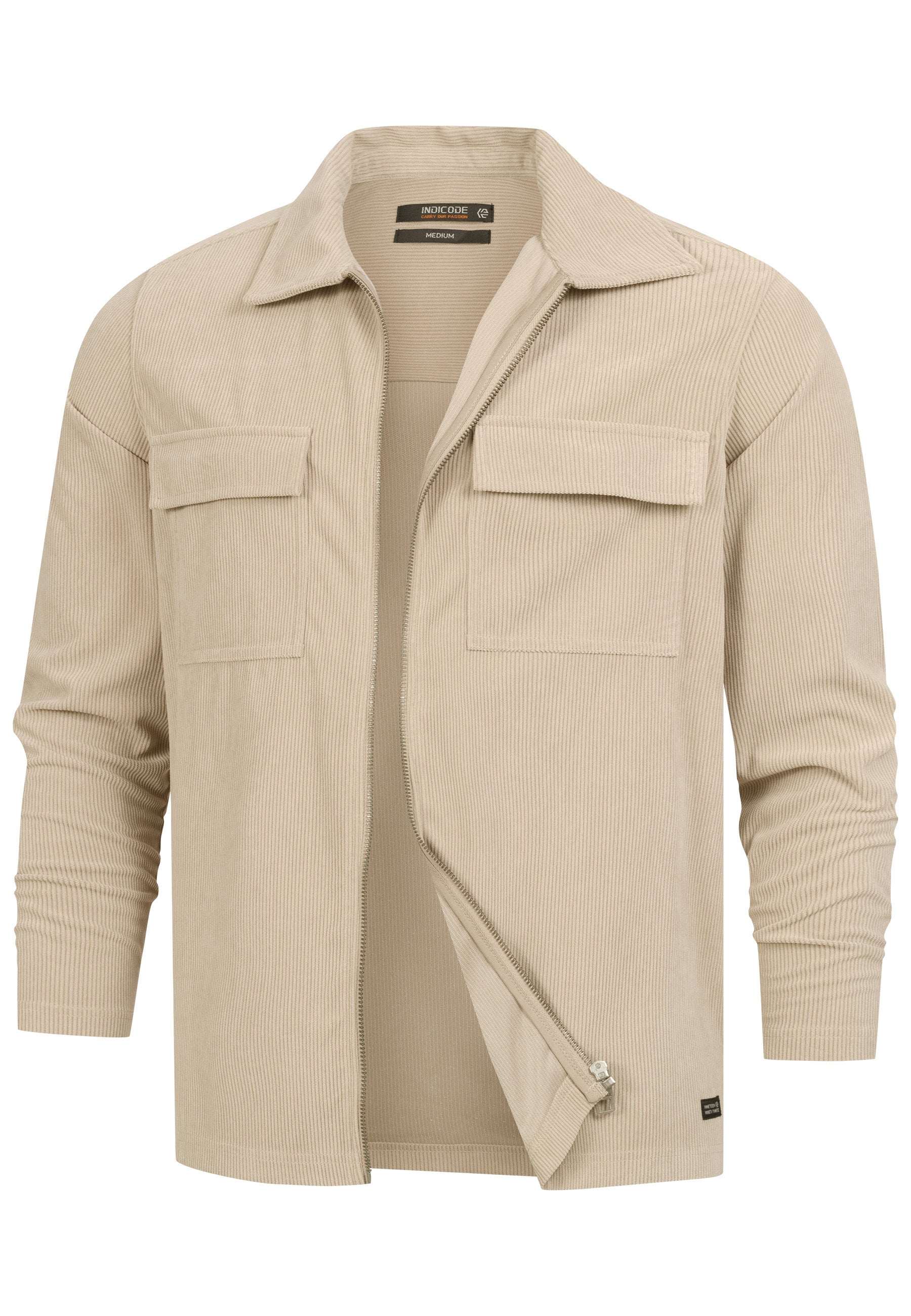 Hemd Langarm INNemoto Zip Shirt Produktbild
