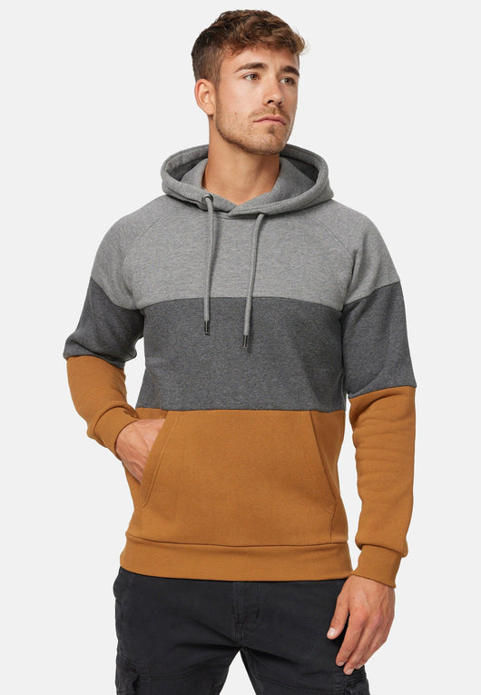 Indicode Herren Donta Sweatshirt mit Kapuze 3-farbig