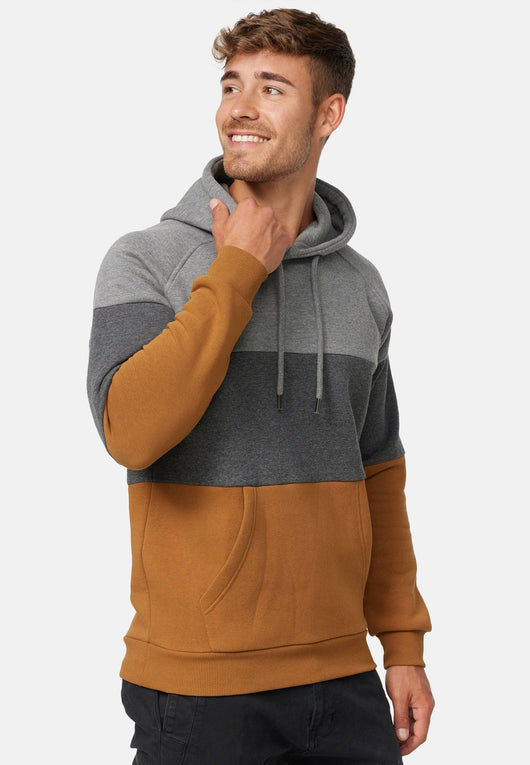 Indicode Herren Donta Sweatshirt mit Kapuze 3-farbig