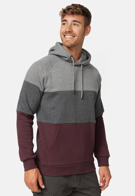 Indicode Herren Donta Sweatshirt mit Kapuze 3-farbig