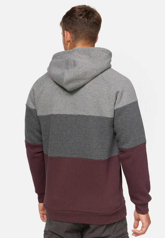 Indicode Herren Donta Sweatshirt mit Kapuze 3-farbig